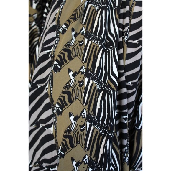 BANANA REPUBLIC Issa London Collection Zebra Kimono Dress, Size 6 - Picture 4 of 8